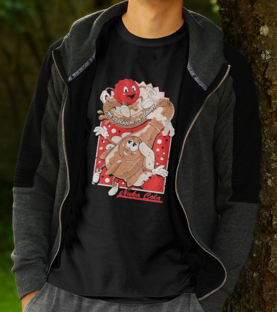 An Explosion Of Flavor Nuka Cola Vintage Ad T-Shirt