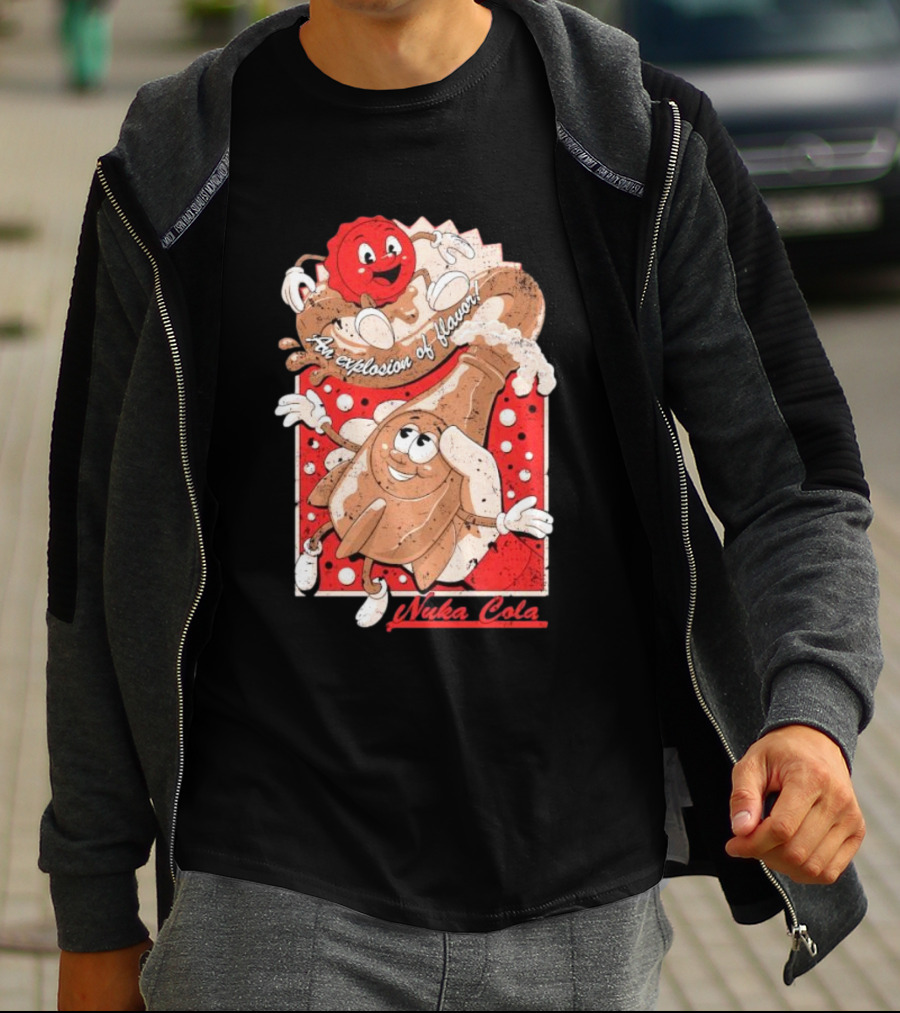 An Explosion Of Flavor Nuka Cola Vintage Ad T-Shirt