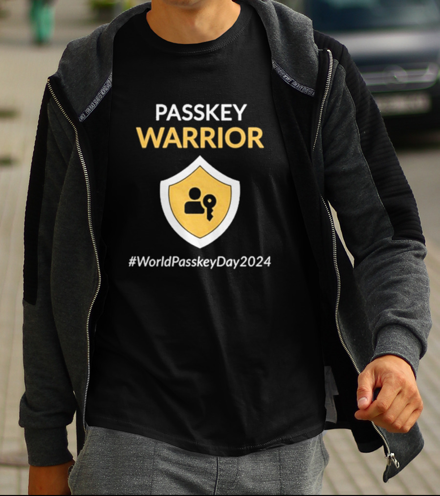 Passkey Warrior Fido Alliance World Passkey Day T-Shirt