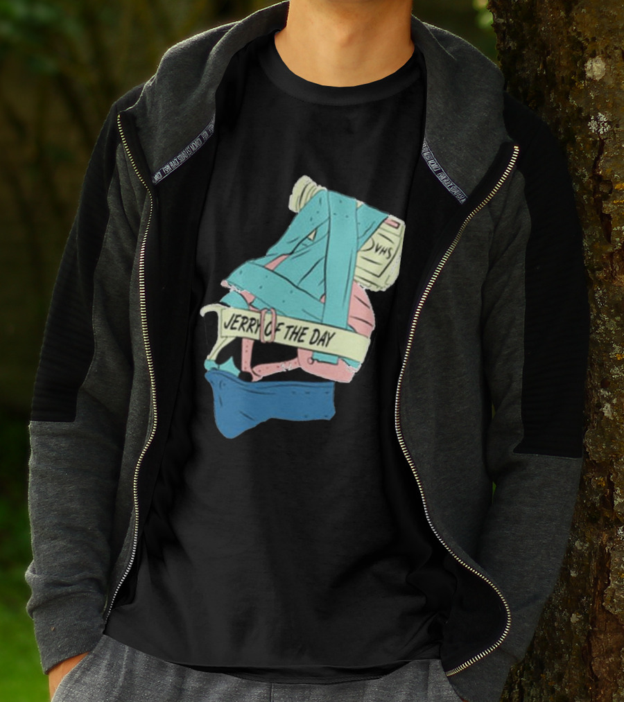 Jerry Of The Day VHS Straps Multicolor Gear T-Shirt