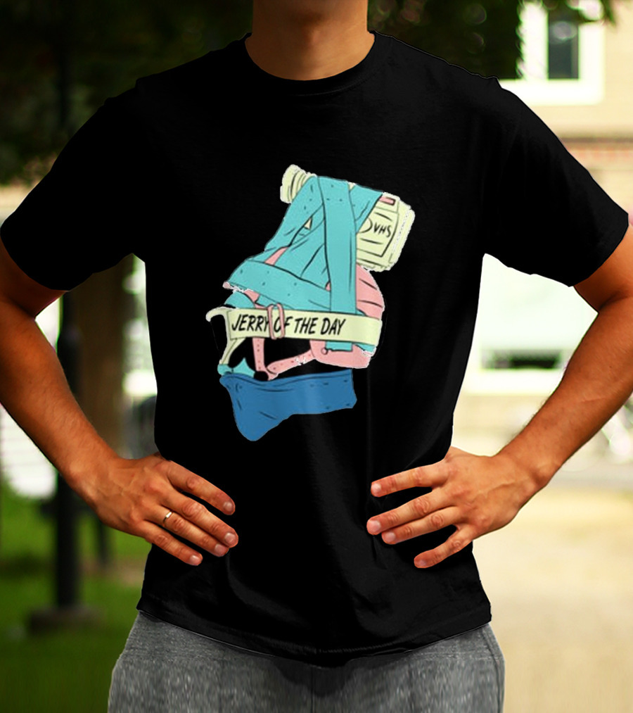 Jerry Of The Day VHS Straps Multicolor Gear T-Shirt