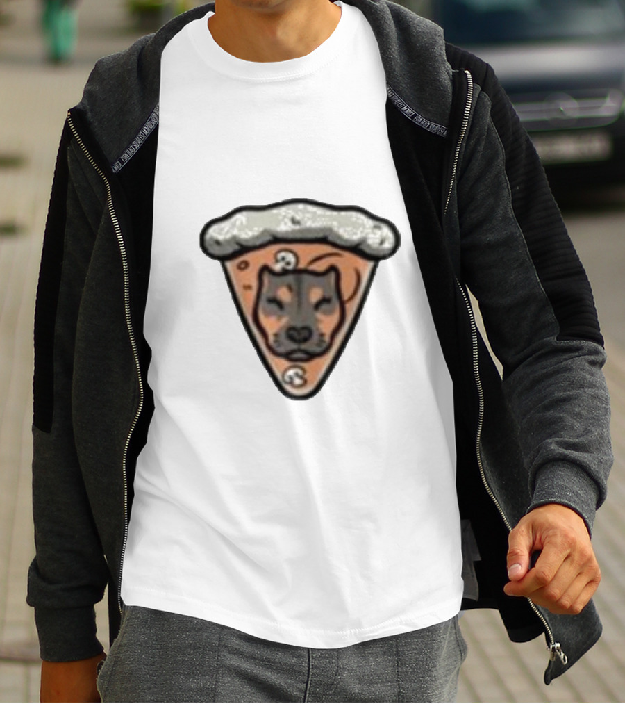 Miss Peaches X Bodoggos Pizza Dog Slice T-Shirt
