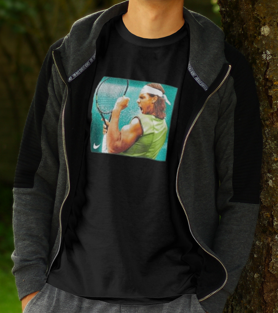 Rafael Nadal Iconic Tennis Celebration Roland Garros T-Shirt