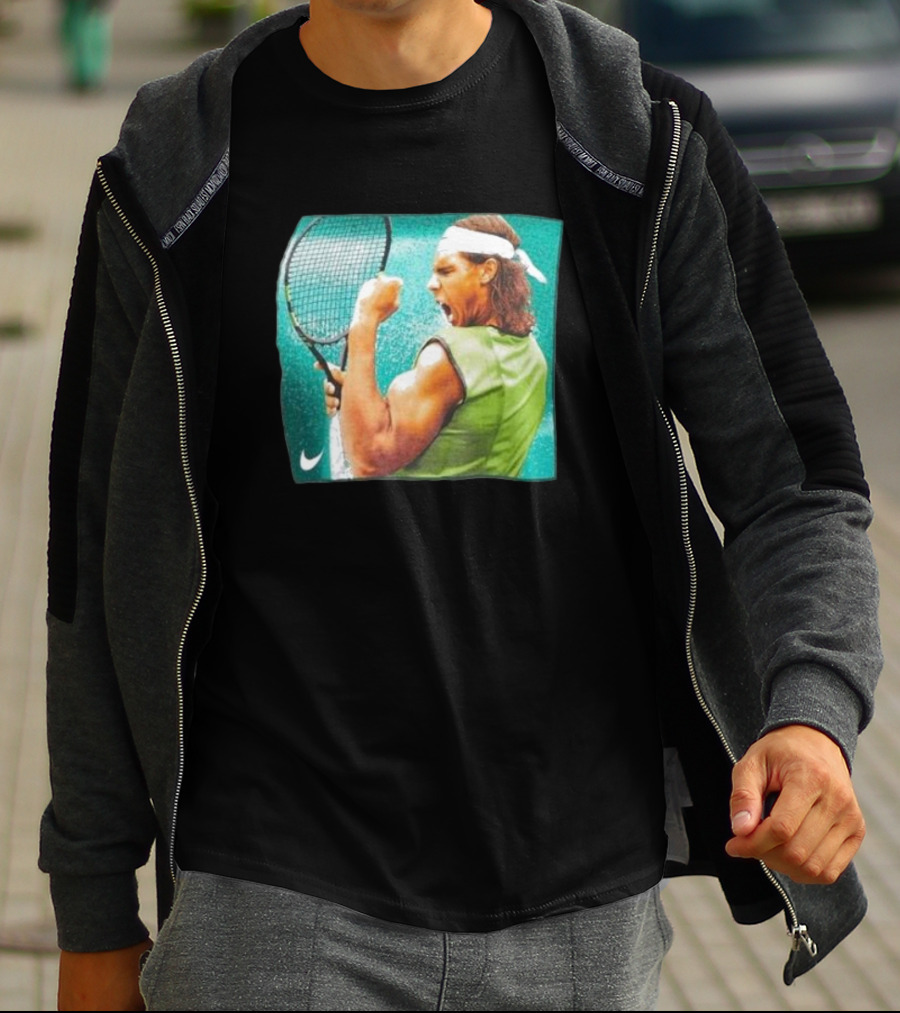 Rafael Nadal Iconic Tennis Celebration Roland Garros T-Shirt