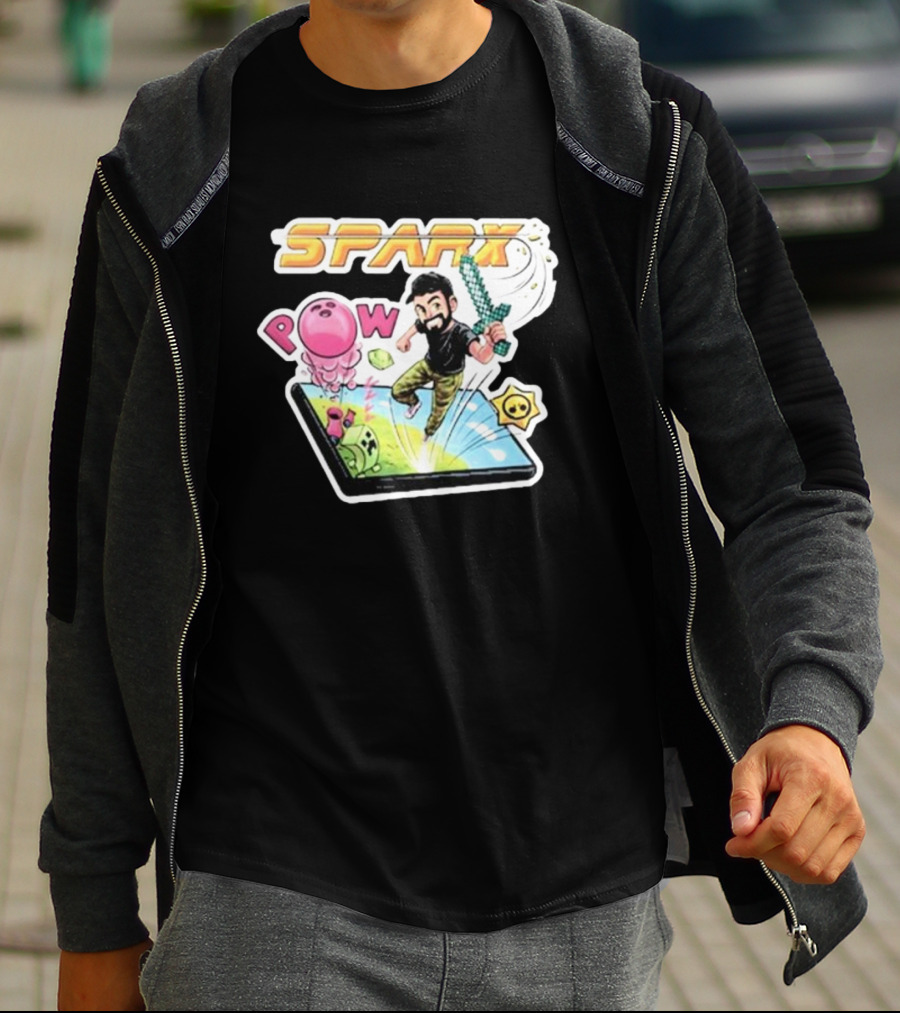 Sparx Pow Gamer Action Burst T-Shirt
