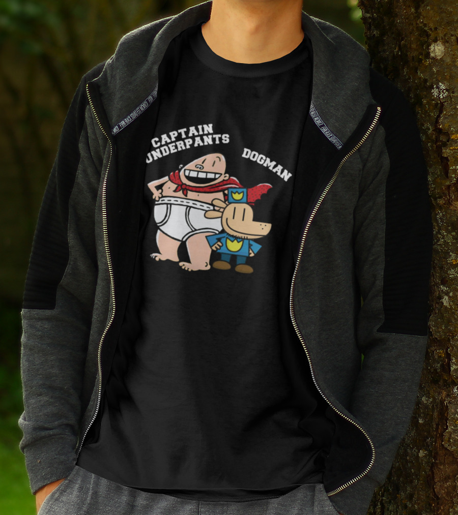 Captain Underpants And Dogman Fun Characters Duo T-Shirt