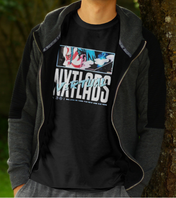Nxtlabs Virtual We Look Beyond The New And The Now Anime T-Shirt