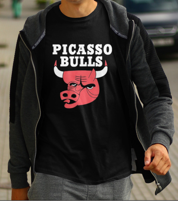 PICASSO BULLS Red Bull Head T-Shirt