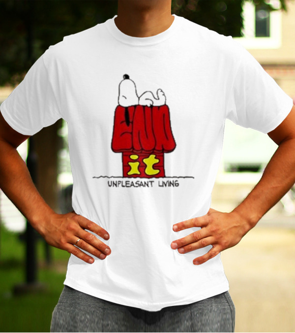 End It Unpleasant Living Pistachio Gallery Doghouse T-Shirt
