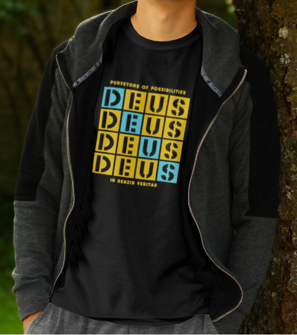 Purveyors Of Possibilities Deus Deus Deus Deus In Benzin Veritas T-Shirt
