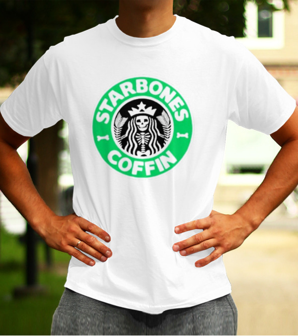 Starbones Coffin Skeleton Emblem T-Shirt
