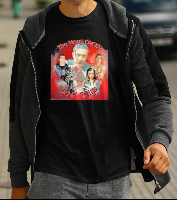 The Many Faces Of TJP Wrestler Transformations And Characters T-Shirt