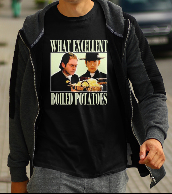 Vintage What Excellent Boiled Potatoes Iconic Scene Classic Movie Moment T-Shirt