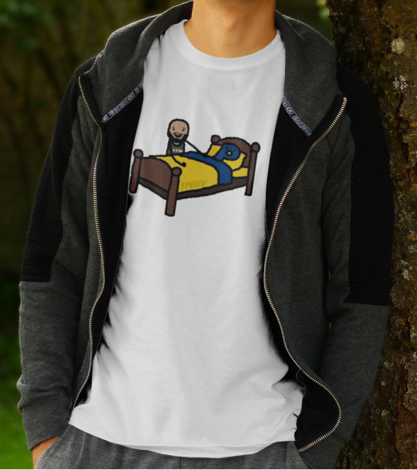 Derrick Night Night NBA Paint Sleepy Bedtime Cartoon T-Shirt