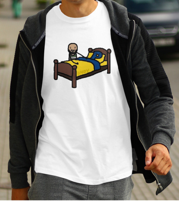 Derrick Night Night NBA Paint Sleepy Bedtime Cartoon T-Shirt