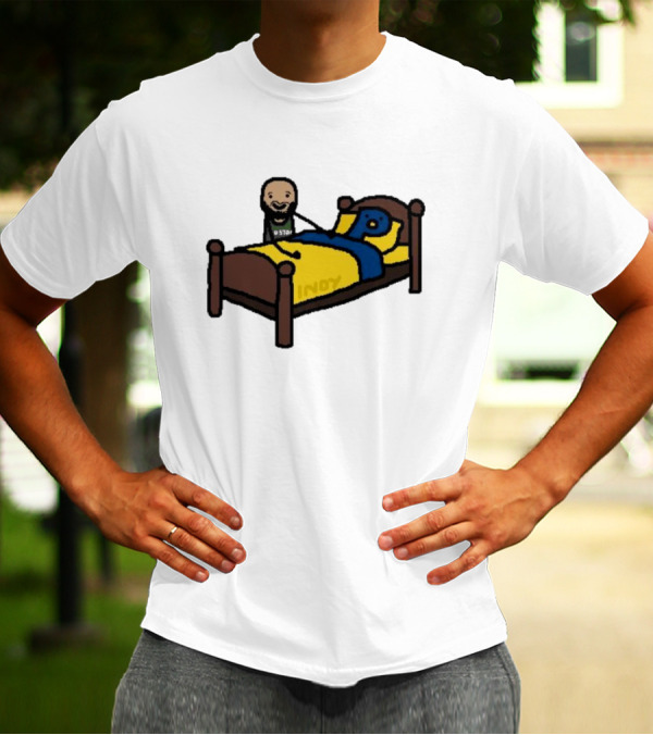 Derrick Night Night NBA Paint Sleepy Bedtime Cartoon T-Shirt