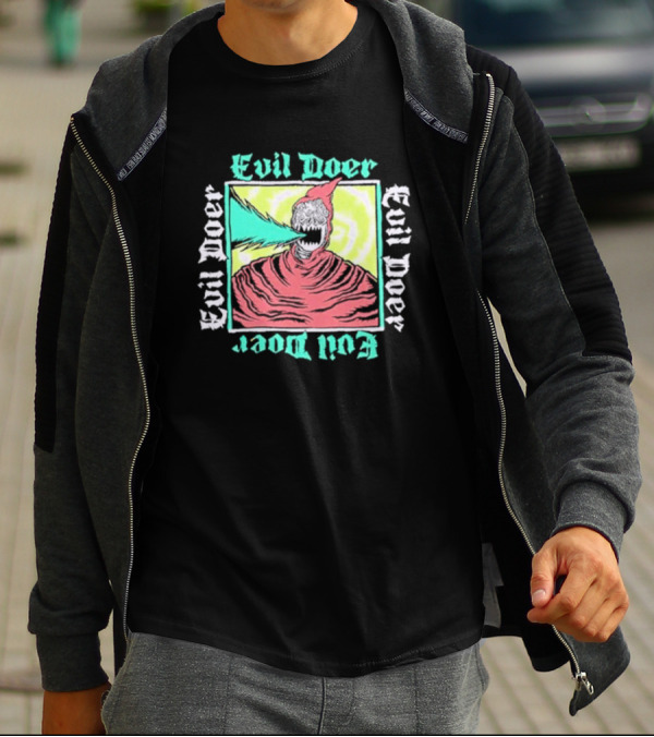 Evil Doer Creepy Monster Illustration June T-Shirt