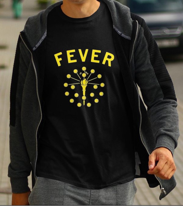 Fever Indiana Basketball Torch T-Shirt