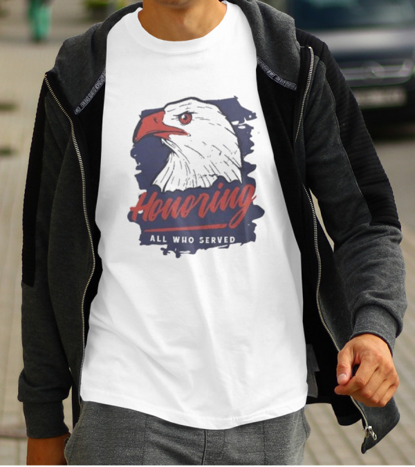 Honoring All Who Served Eagle T-Shirt