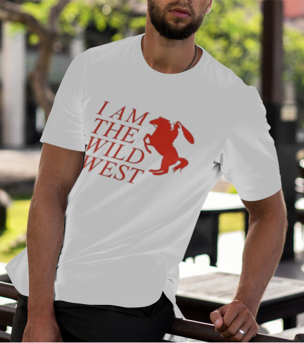 I Am The Wild West Horse And Rider Red T-Shirt