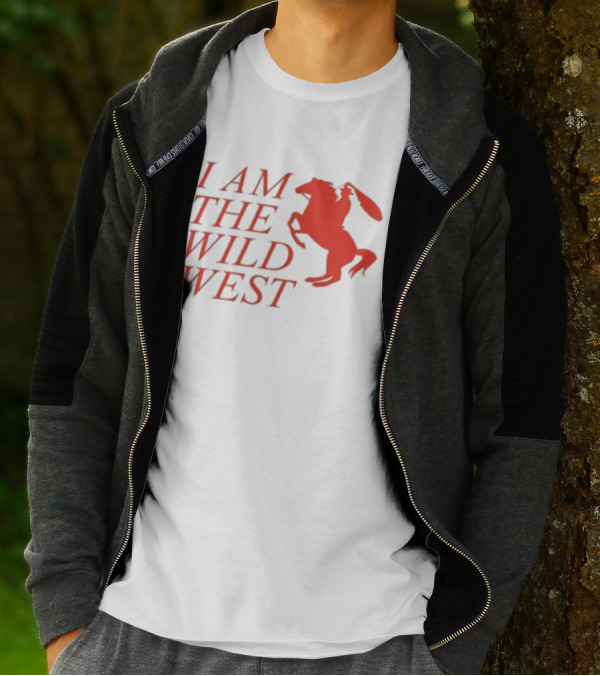 I Am The Wild West Horse And Rider Red T-Shirt