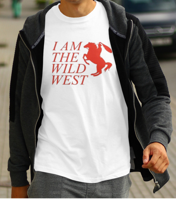 I Am The Wild West Horse And Rider Red T-Shirt