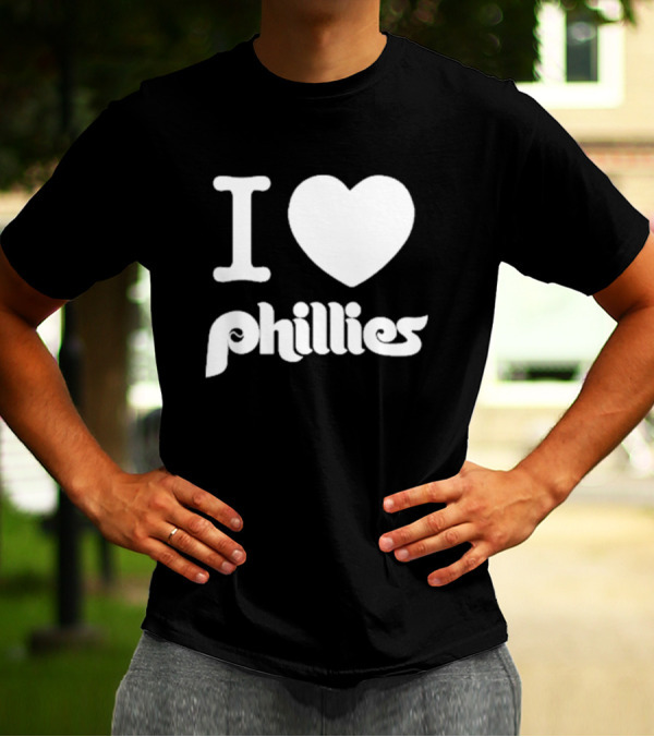 I Heart Phillies Fan Night Team Spirit T-Shirt