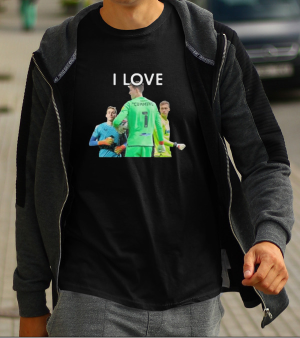 I Love Cumming Soccer Goalkeeper Trio T-Shirt