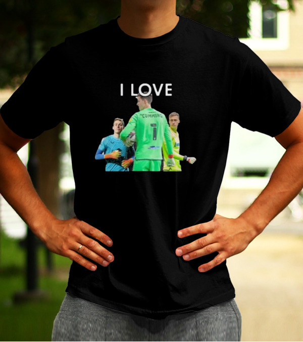 I Love Cumming Soccer Goalkeeper Trio T-Shirt