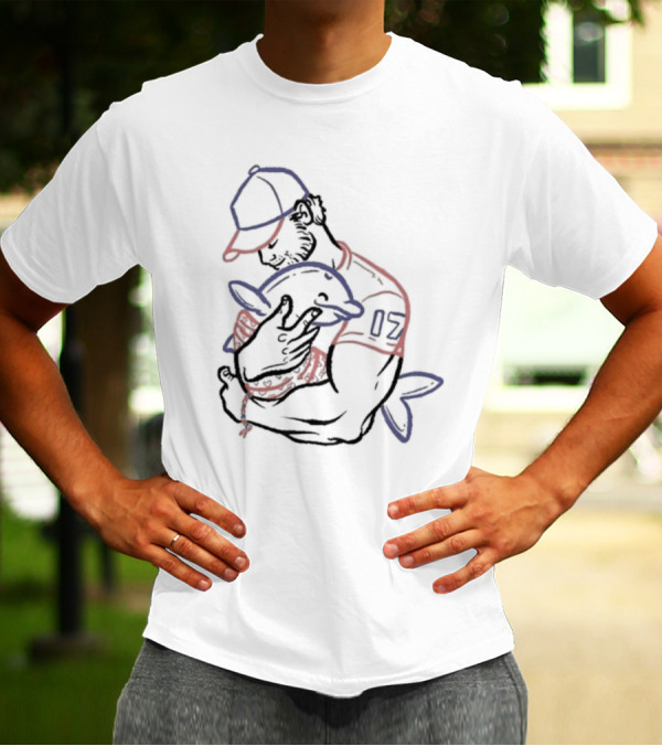 Father's Day Dolphin Player I Love You Dad T-Shirt