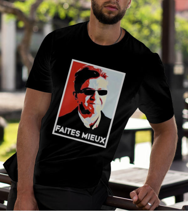 Faites Mieux Red And Black Pop T-Shirt