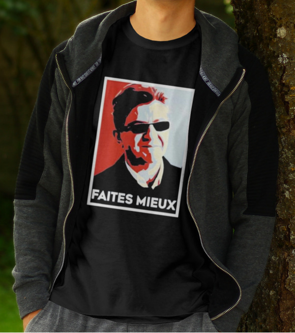 Faites Mieux Red And Black Pop T-Shirt