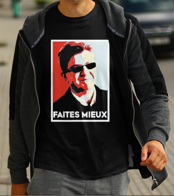 Faites Mieux Red And Black Pop T-Shirt