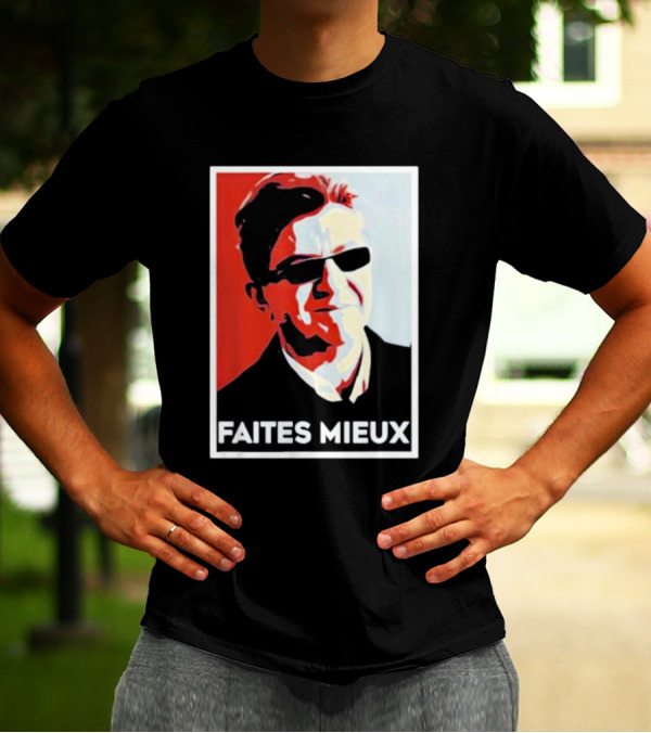 Faites Mieux Red And Black Pop T-Shirt