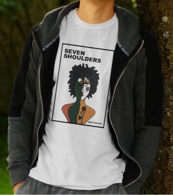 Seven Shoulders Sam Forster Afrocentric Abstract T-Shirt