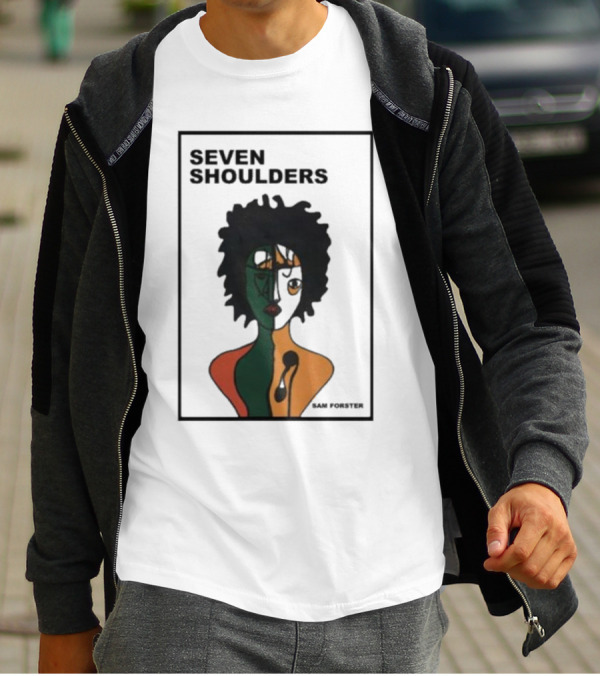 Seven Shoulders Sam Forster Afrocentric Abstract T-Shirt