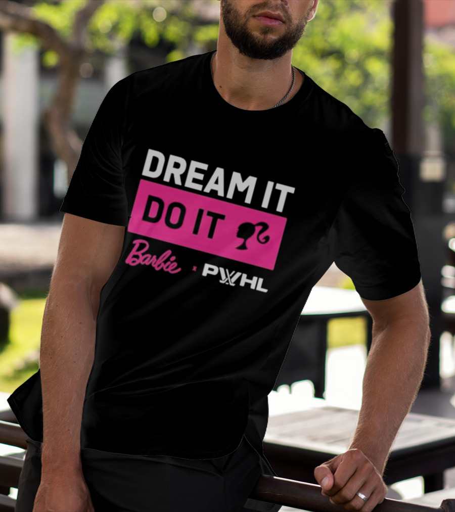Barbie Dream It Do It X PWHL Collaboration T-Shirt