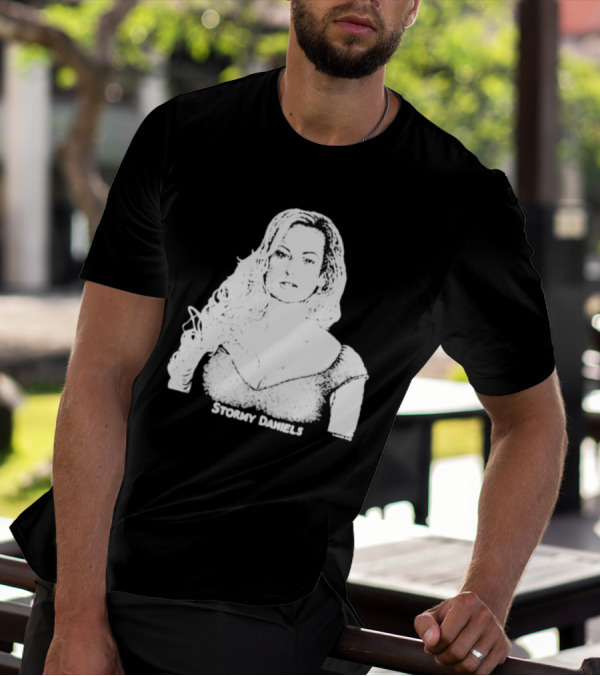 Stormy Daniels Monochrome T-Shirt