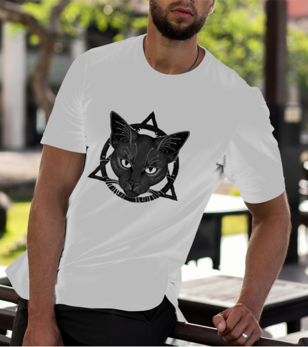 Therian Theta Delta Feline Symbol With Cat T-Shirt