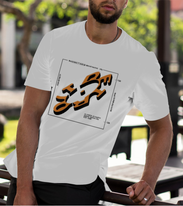 Movement Festival Detroit Techno City EST 2000 45 Heavy Latitude Longitude Coordinates T-Shirt
