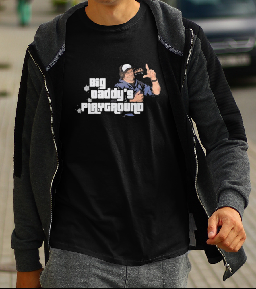 Ned Luke Big Daddy's Playground Retro Style Gaming T-Shirt