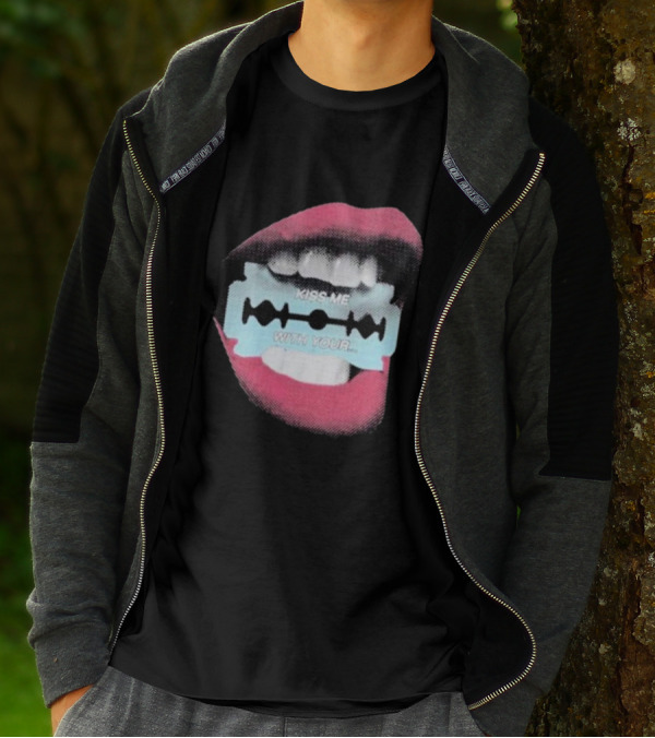 Kiss Me With Your Razor Blade Mouth T-Shirt