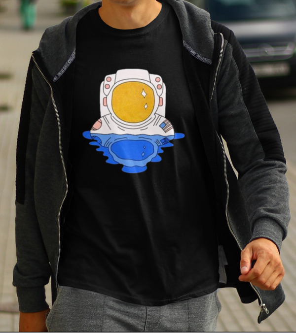 SciShow Buoyancy Lab Astronaut Floating In Water T-Shirt