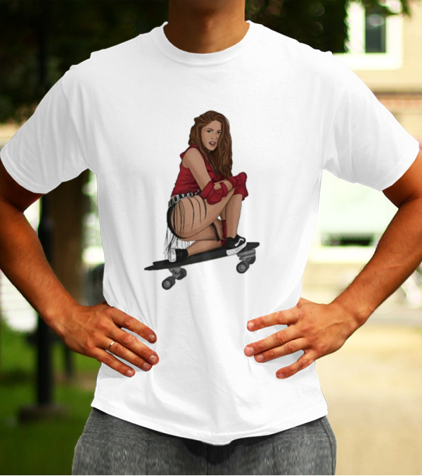 Shakira Girl Like Me Skateboard T-Shirt