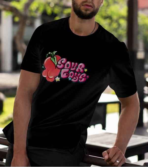 Sourboys Squishy Strawberry Stars T-Shirt