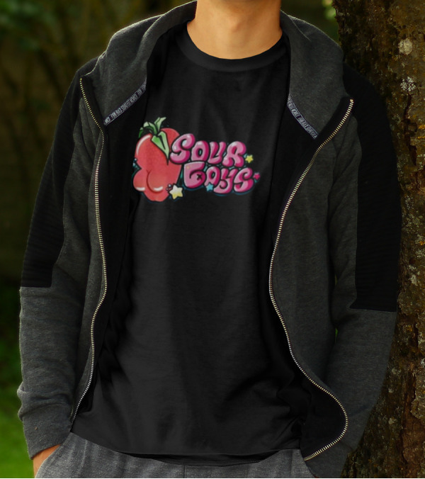 Sourboys Squishy Strawberry Stars T-Shirt