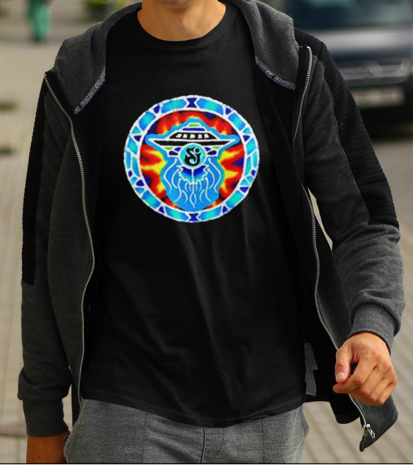 The String Cheese Incident Subterranean Vision UFO Psychedelic Mandala T-Shirt