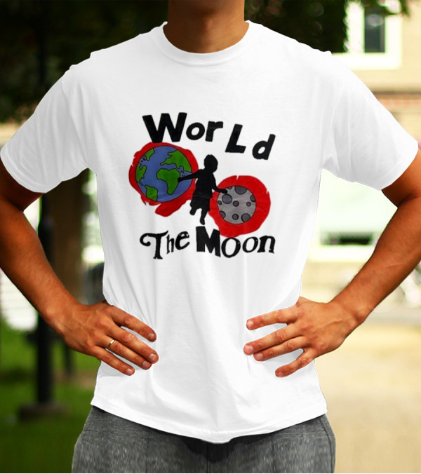 World The Moon Child Earth And Moon T-Shirt