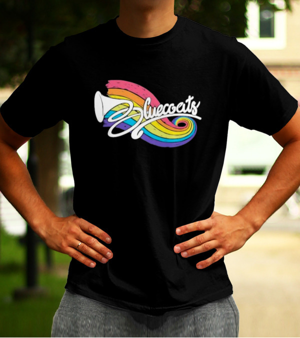 Bluecoats Horn With Rainbow Swirl T-Shirt