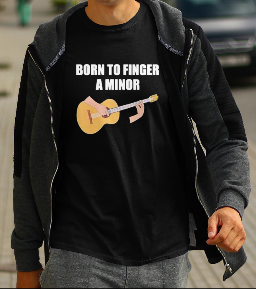 Born To Play A Minor Guitar Chord T-Shirt